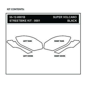 Stompgrip SUPER Volcano BMW S 1000R (RR) 2009-2014 / HP4 2014 ZWART