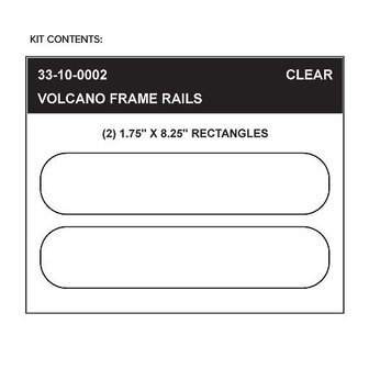 Stompgrip Universal Frame Rail  ZWART