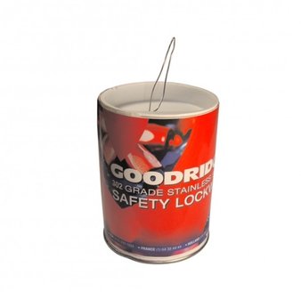 Goodridge borgdraad 0,6 mm op rol