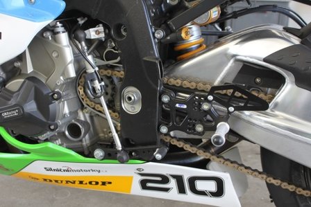 Rear Set BMW S1000RR (2009-2014) met reverse shifting