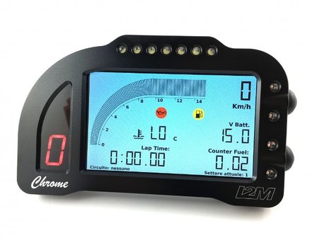 I2M Chrome Lite dashboard Kawasaki