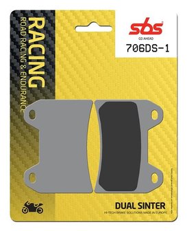 SBS Dual Sinter DS-1 remblokken front / Ducati