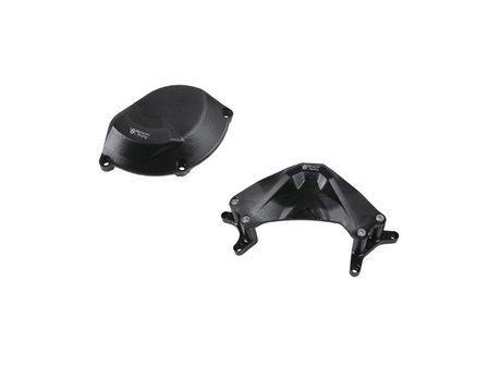 Bonamici 2-delig set zwarte aluminium motorblok covers / Aprilia RSV4 / Tuono V4 2009-2020