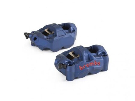 Brembo-M50/ BLUE Monoblock remklauw / 100MM / Kawasaki ZX10R &#039;16 &gt;/H2-R