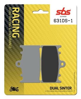 SBS Dual Sinter DS-1 remblokken front / Suzuki