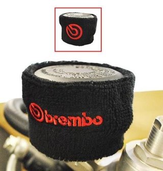 Brembo remvloeistofreservoir hoes met Brembo logo