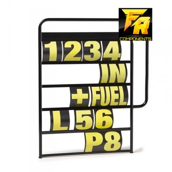 Pitbord met 37 delig symbolen set