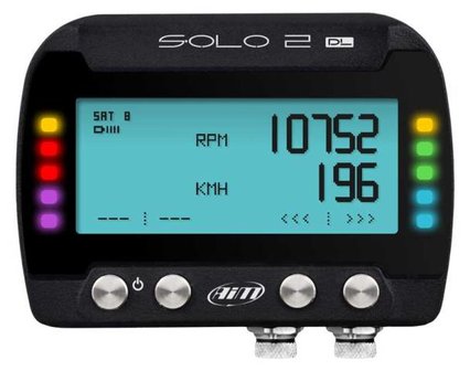 AIM laptimer-datalogger / SOLO 2 GPS DL met RPM-ECU connectie  