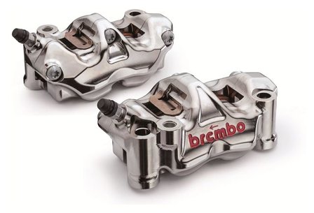 Brembo-HPK GP4-RX remklauw / CNC/ nikkel coated / 108MM / Kawasaki