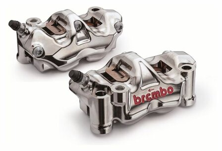 Brembo-HPK GP4-RX remklauw / CNC/ nikkel coated / 100MM / Triumph