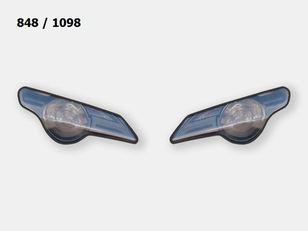 OP=OP Koplamp sticker / Ducati
