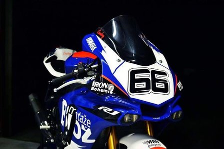 OP=OP Koplamp sticker / Yamaha