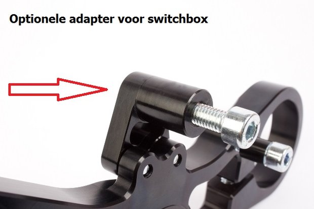 CNC gefreesde adapter voor switch box voor kroonplaat van PP Tuning / BMW