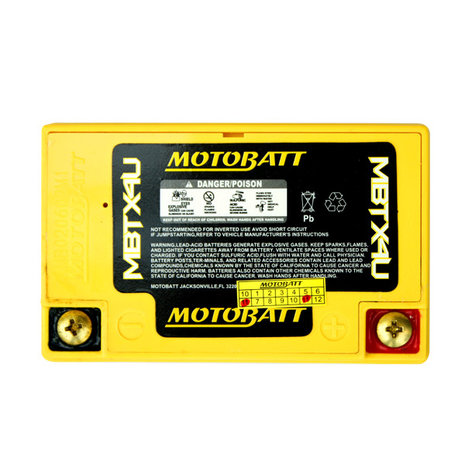 MotoBatt MBTX4U