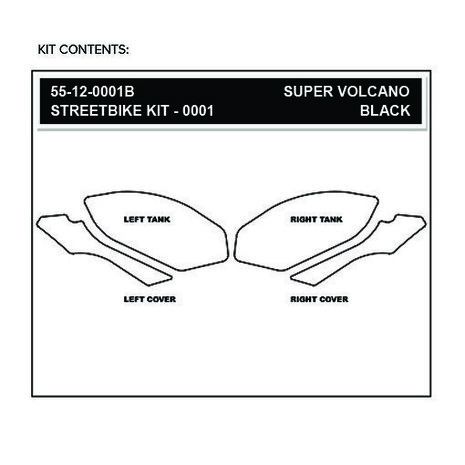 Stompgrip SUPER Volcano BMW S 1000R (RR) 2009-2014 / HP4 2014