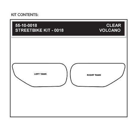 Stompgrip Honda CBR 954R 2002-2003 ZWART