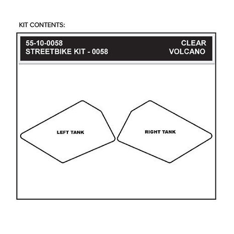 Stompgrip KTM RC8R 2008-2014 ZWART