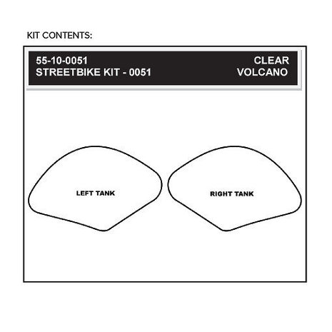 Stompgrip Suzuki SV 1000 2003-2009 ZWART