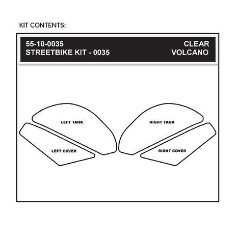 Stompgrip Kawasaki ER 6F/N 2007-2008 ZWART