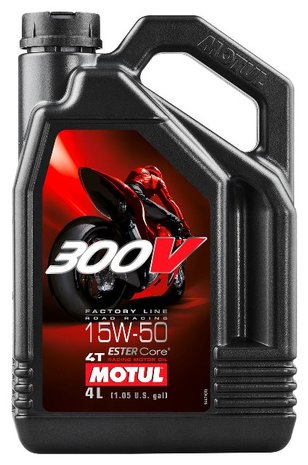 Motul 300V / 100% synthetisch / 15W50 / 4 liter 