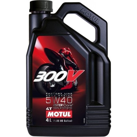 Motul 300V / 100% synthetisch / 5W40 / 4 liter 
