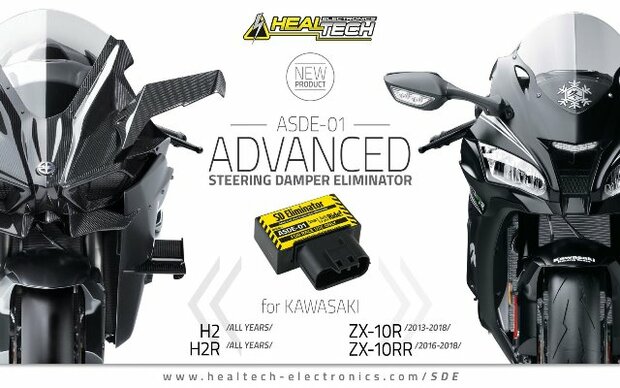 Stuurdemper eliminator / Healtech Electronics / Kawasaki