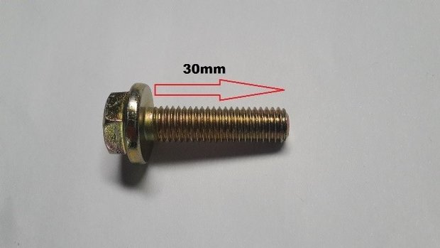 M8 bout voor bevestiging step (rem/schakelset PP Tuning) 