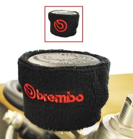 Brembo remvloeistofreservoir hoes met Brembo logo