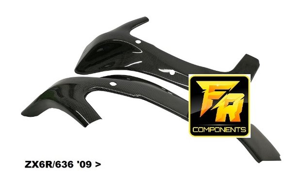 ProFiber carbon/kevlar framecovers / Kawasaki ZX6R