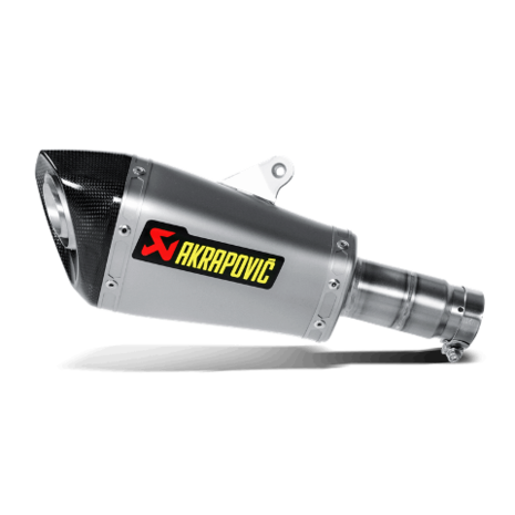 Korte Akrapovic Conical-hexagonal slip-on titanium demper / Yamaha R6