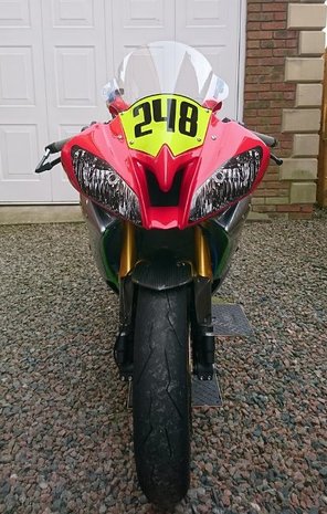 OP=OP Koplamp sticker / Yamaha
